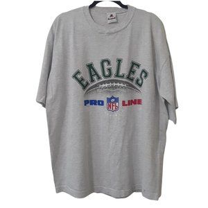 90s Vintage Riddell T Shirt Philadelphia Eagles 1995 Official NFL Workout Tee